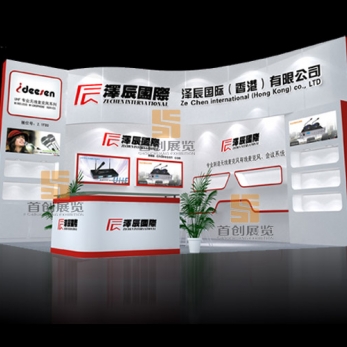 澤辰 音響影視展臺設計