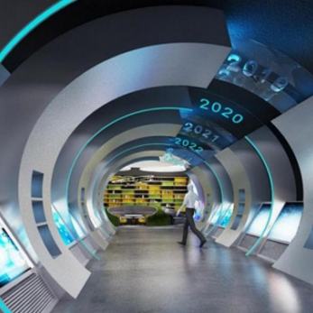 瀘州龍芯微科技展廳設(shè)計(jì)